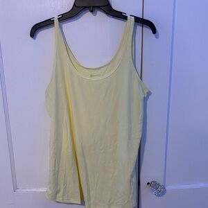 No Boundaries Light Yellow Tank Top